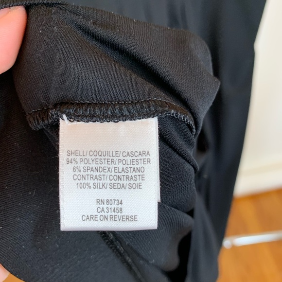 BCBG MaxAzria silk dress black medium - Picture 8 of 8